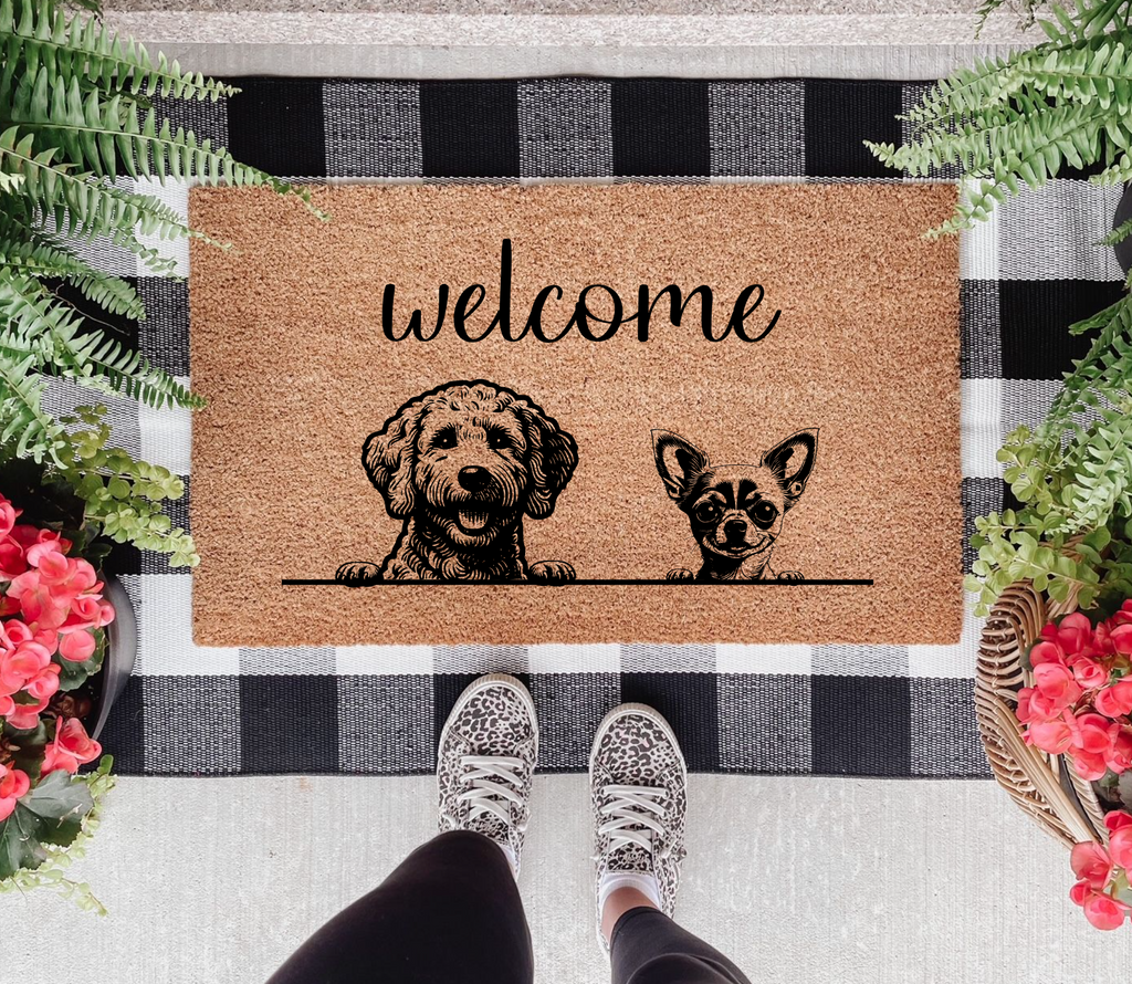 Custom Dog Breed Welcome Mat