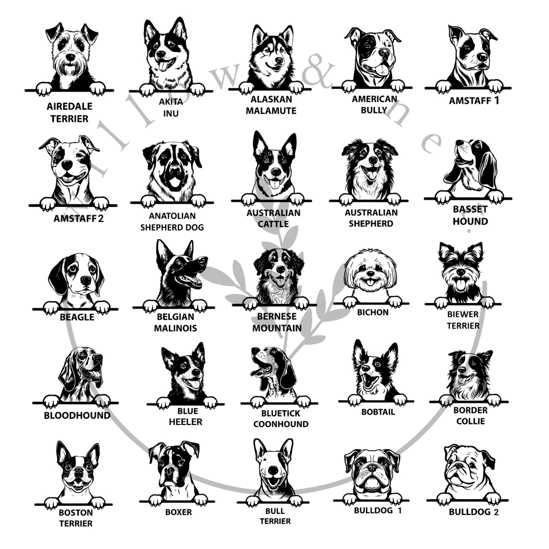 Custom Dog Breed Welcome Mat