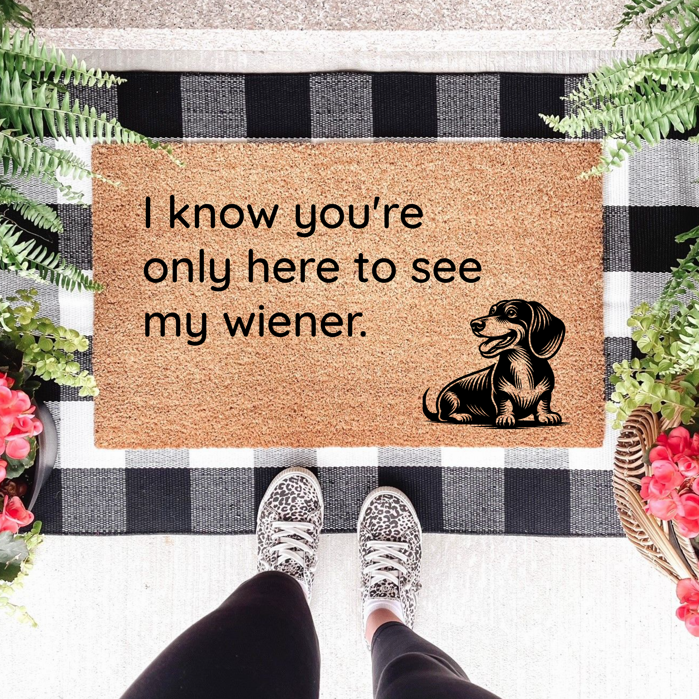 Wiener Dog Welcome Mat