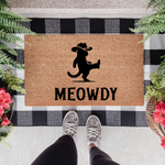 Meowdy Doormat