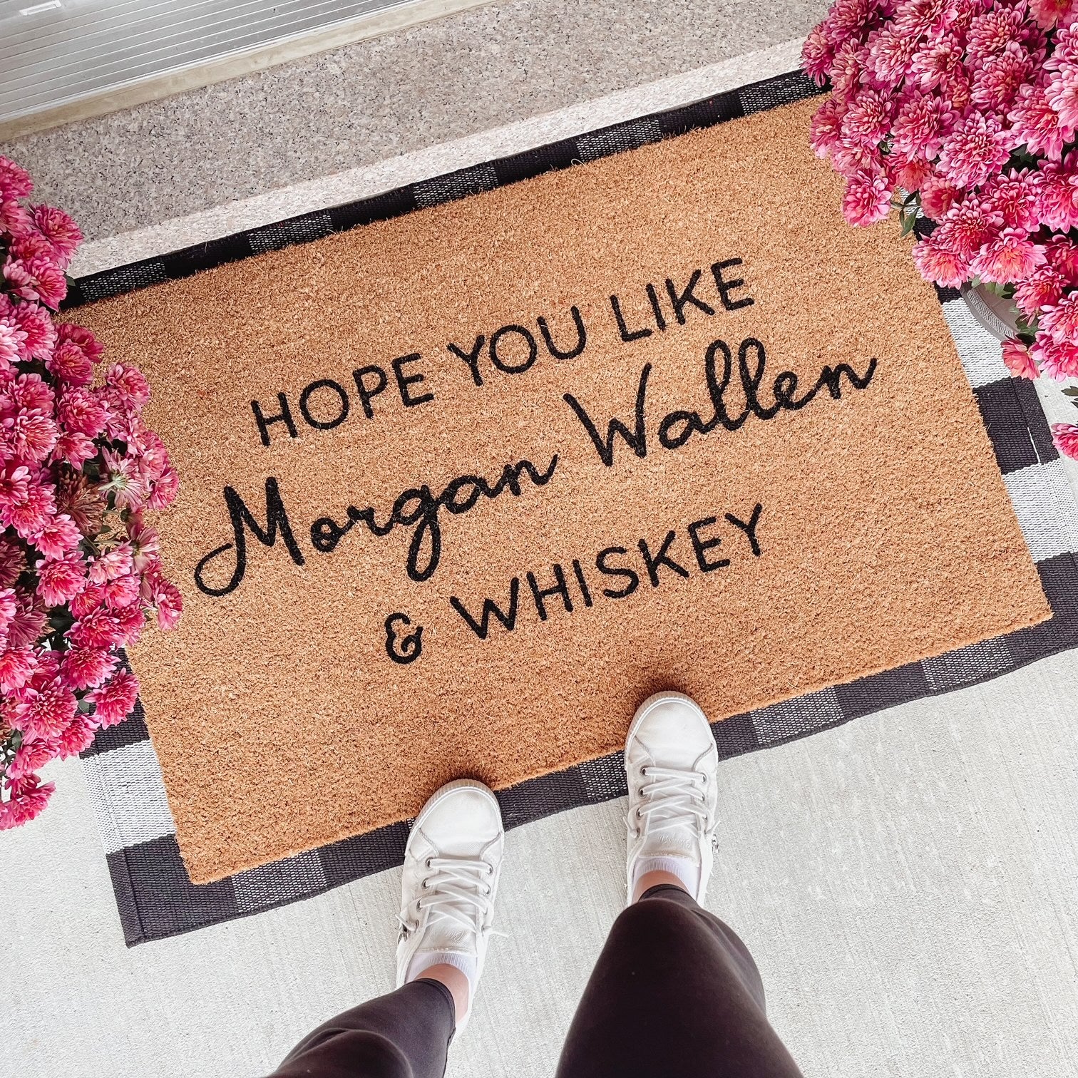 Hope you like Morgan Wallen Customizable Doormat