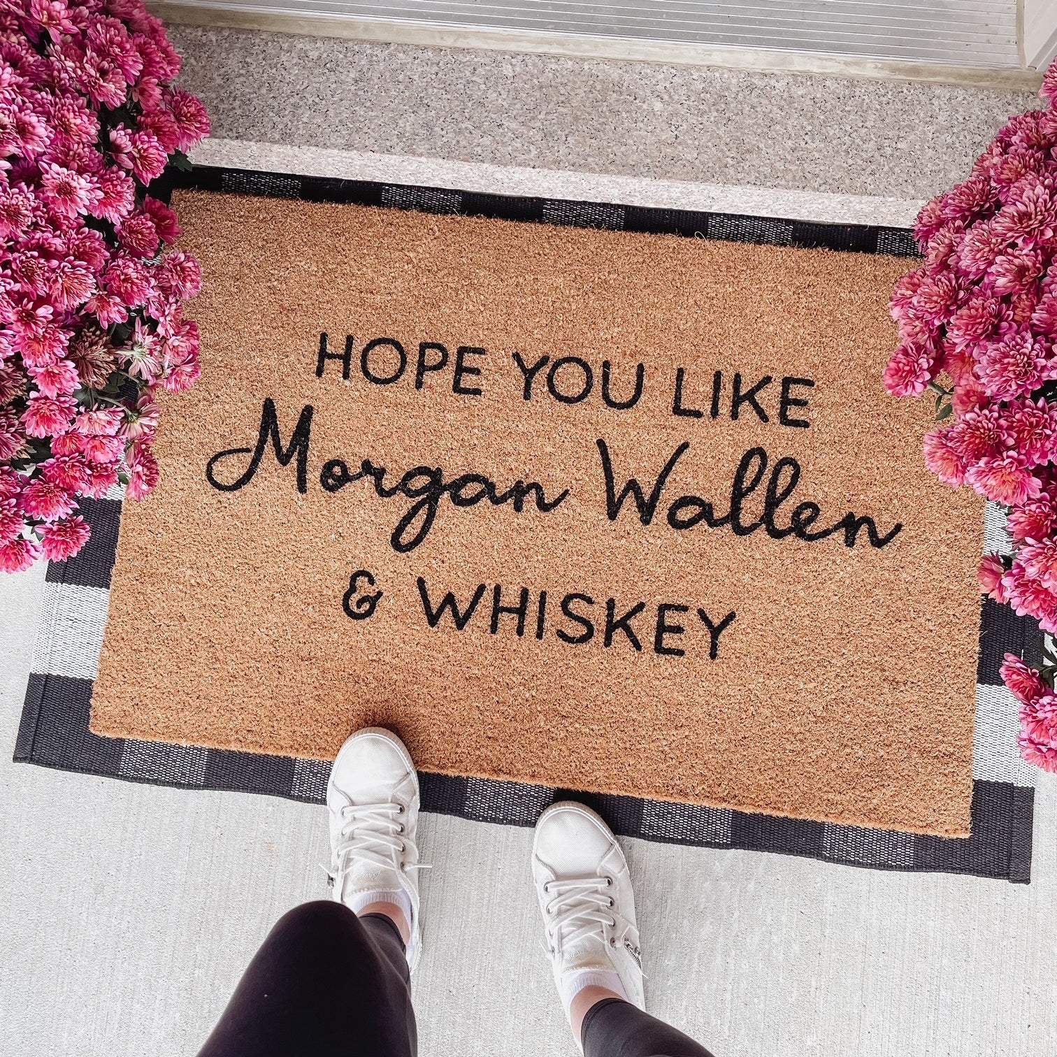 Hope You Like... Customizable Doormat