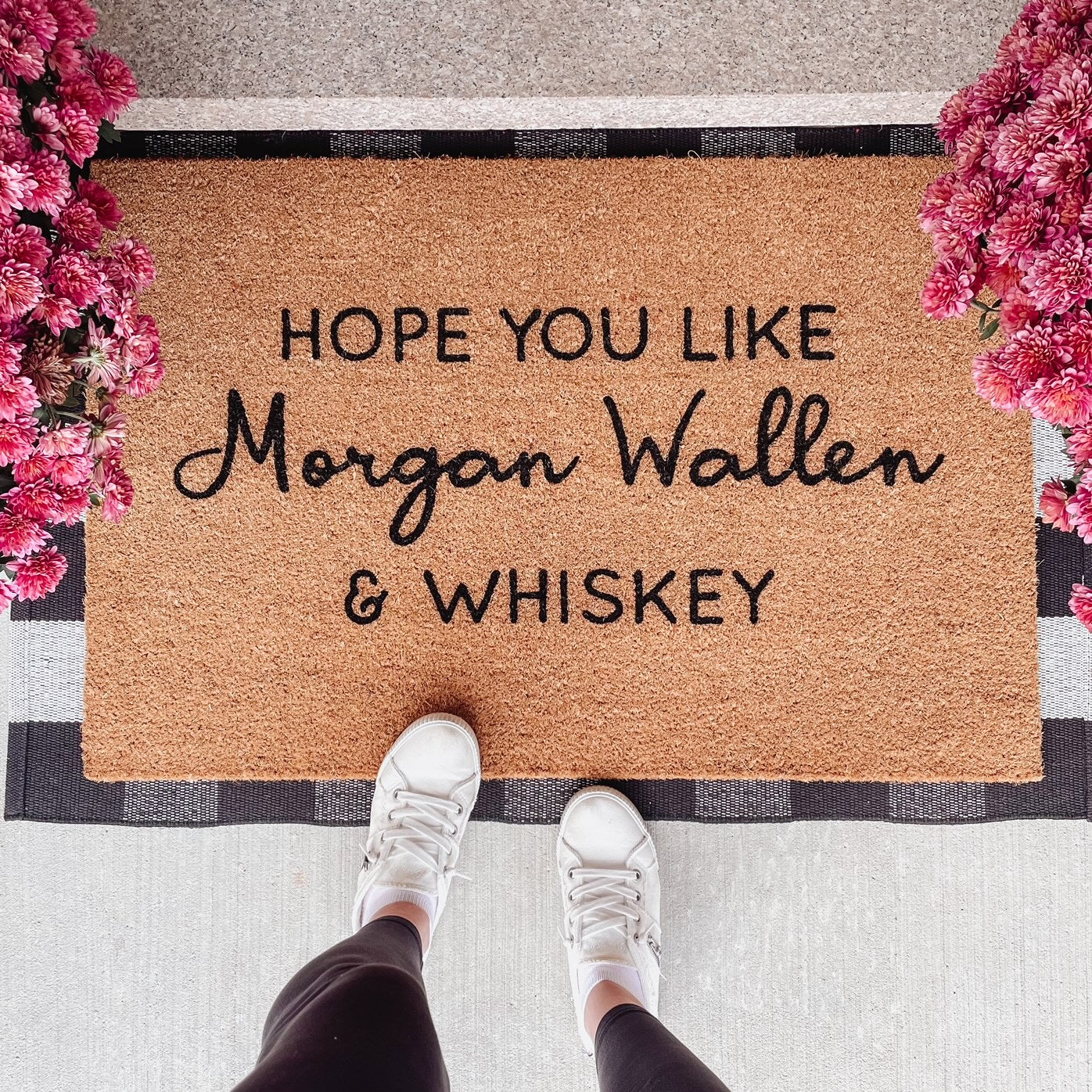 Hope you like Morgan Wallen Customizable Doormat