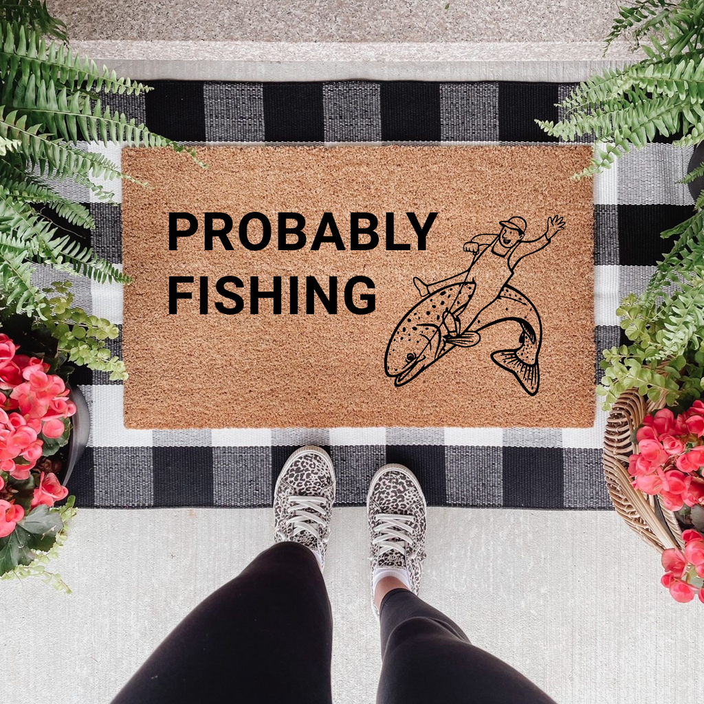 Probably Fishing Doormat