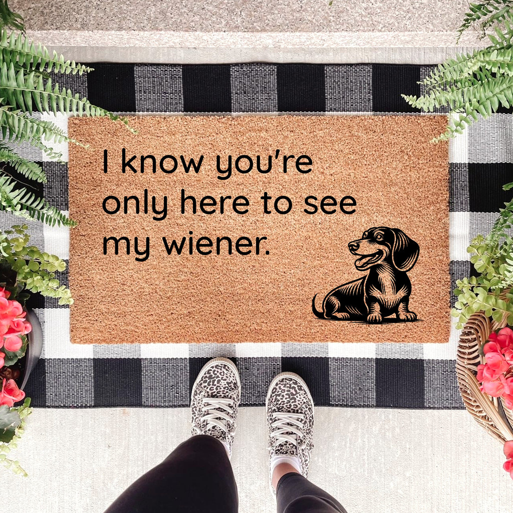 Wiener Dog Welcome Mat