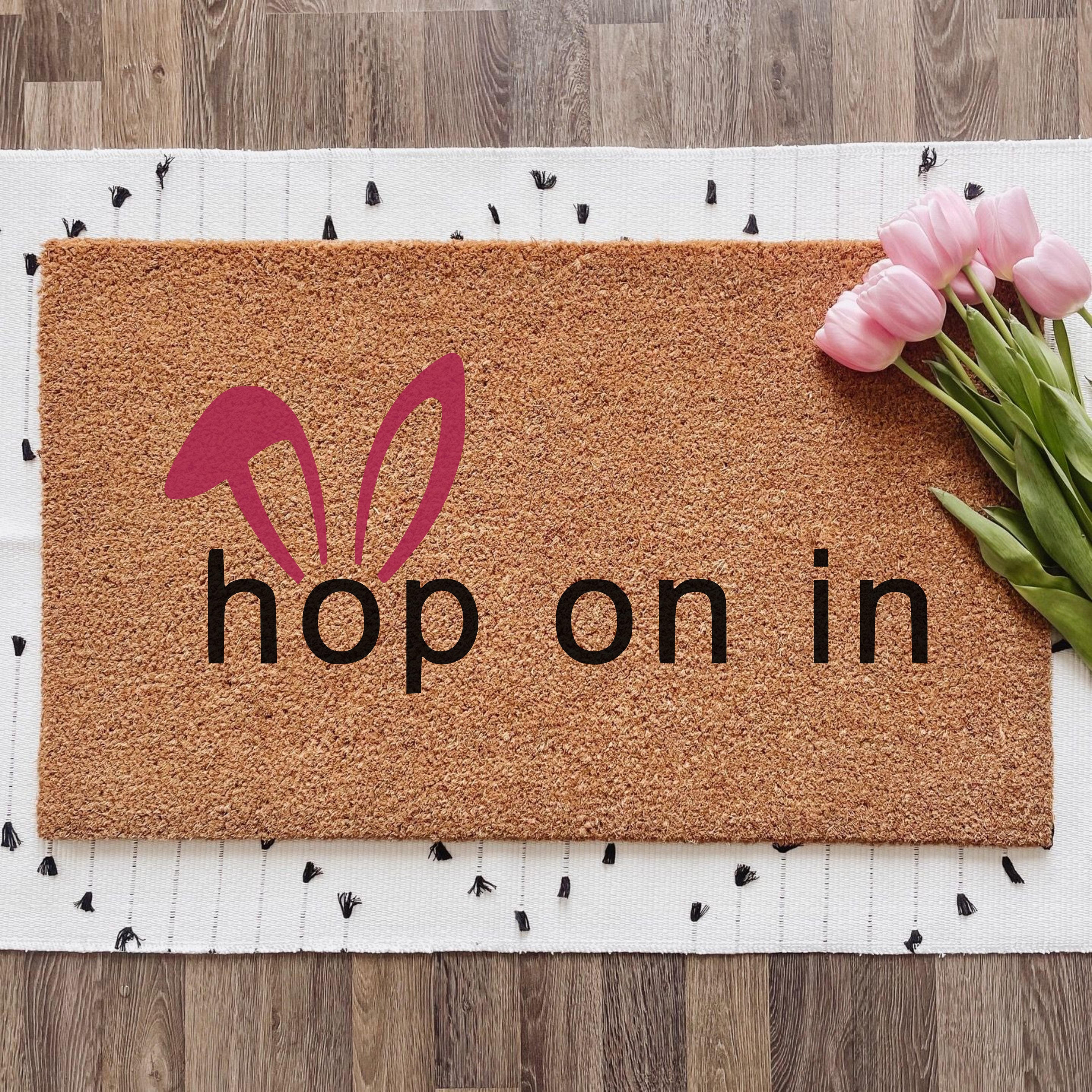 Hop On In Doormat