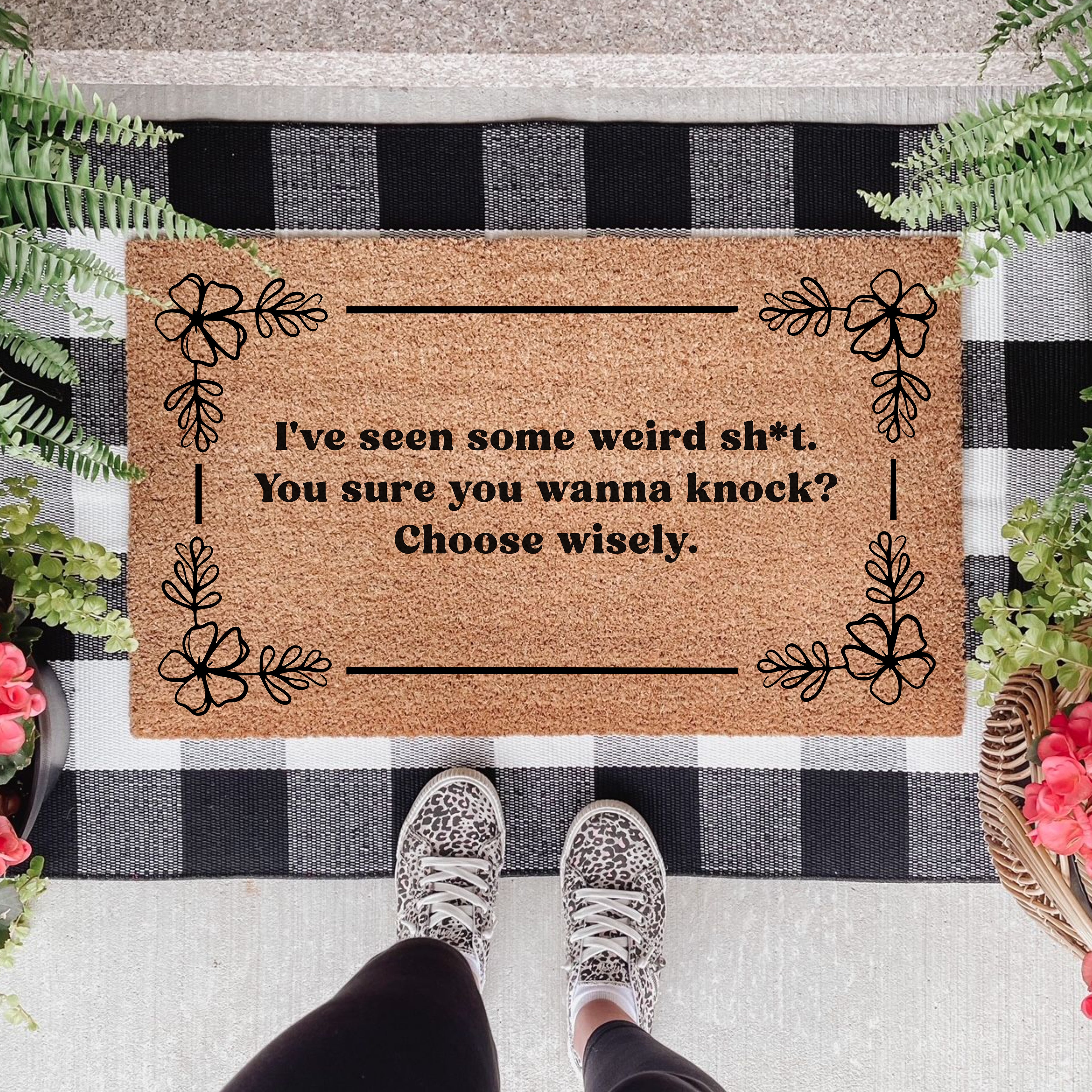 I've seen some weird shi... doormat