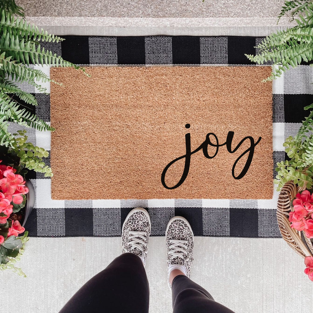 Joy Holiday Doormat