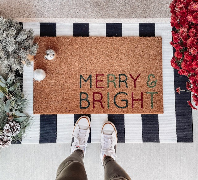 Merry & Bright Doormat