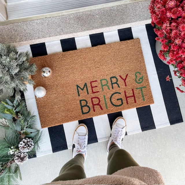 Merry & Bright Doormat