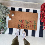 Merry & Bright Doormat