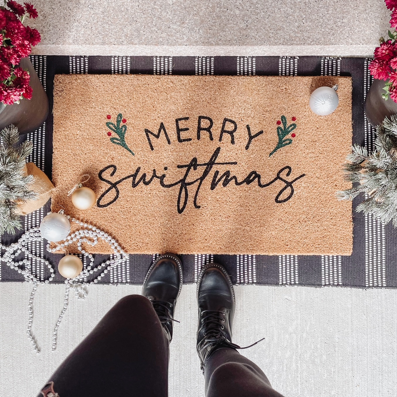 Merry Swiftmas Doormat