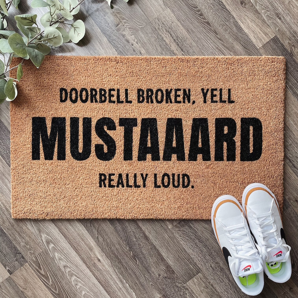 Kendrick Lamar Yell Mustard Doormat