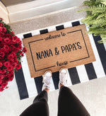 Custom Grandparent Doormat