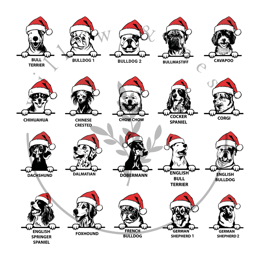 Custom Christmas Dog Doormat