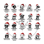 Custom Christmas Dog Doormat