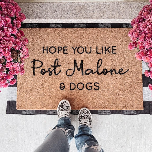 Hope You Like... Customizable Doormat