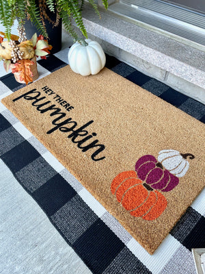 Hey There Pumpkin Doormat