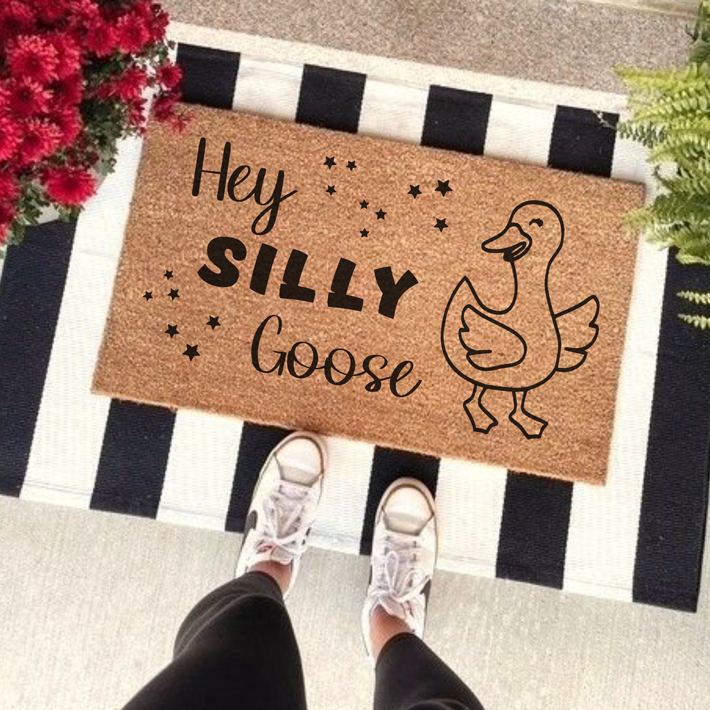 Hey Silly Goose Doormat