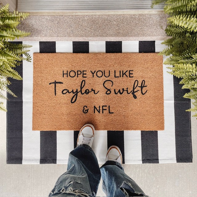 Hope You Like Taylor Swift & NFL Doormat