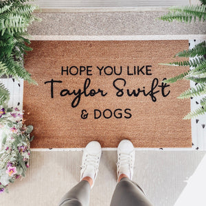 Hope You Like... Customizable Doormat