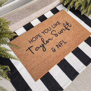 Hope You Like Taylor Swift & NFL Doormat