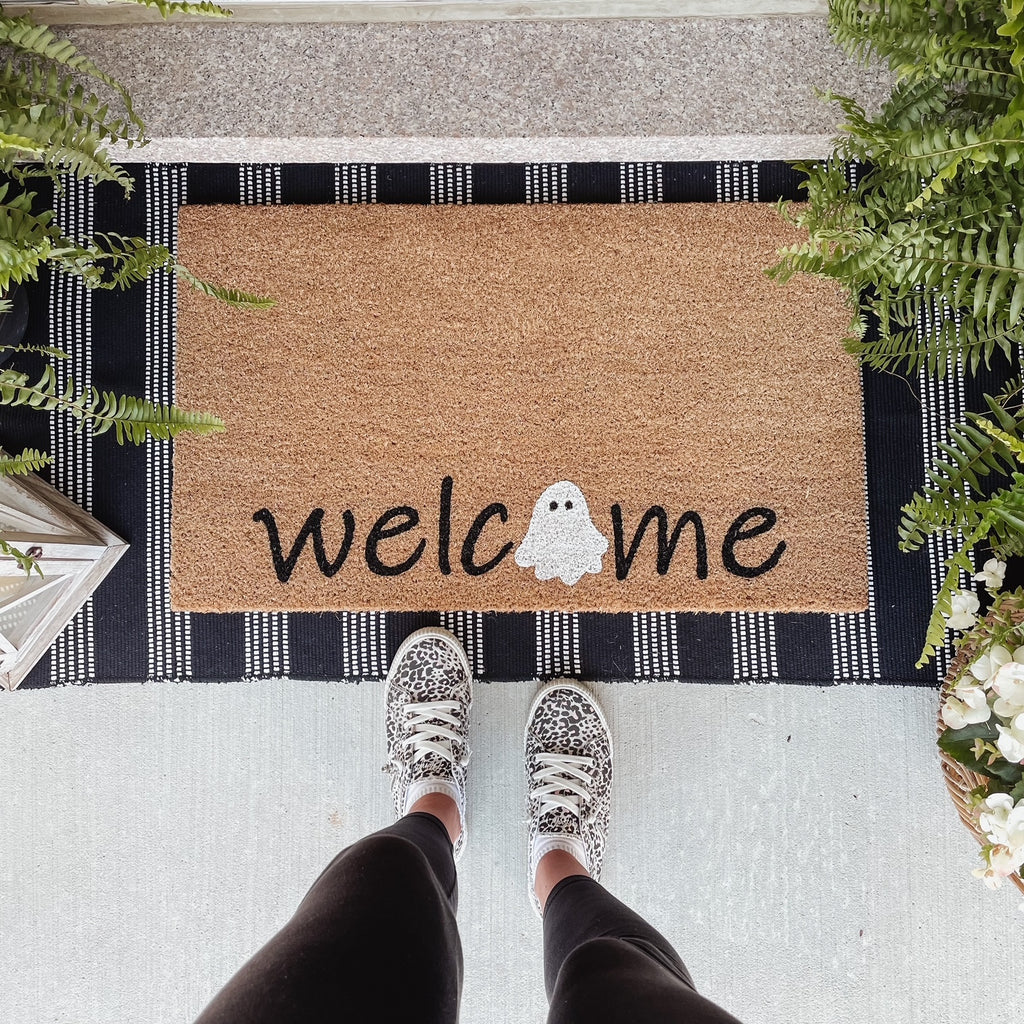 Welcome Ghost Doormat