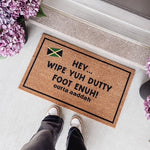 Funny Jamaican Doormat