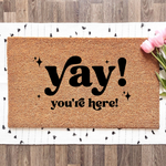 Yay you're here doormat