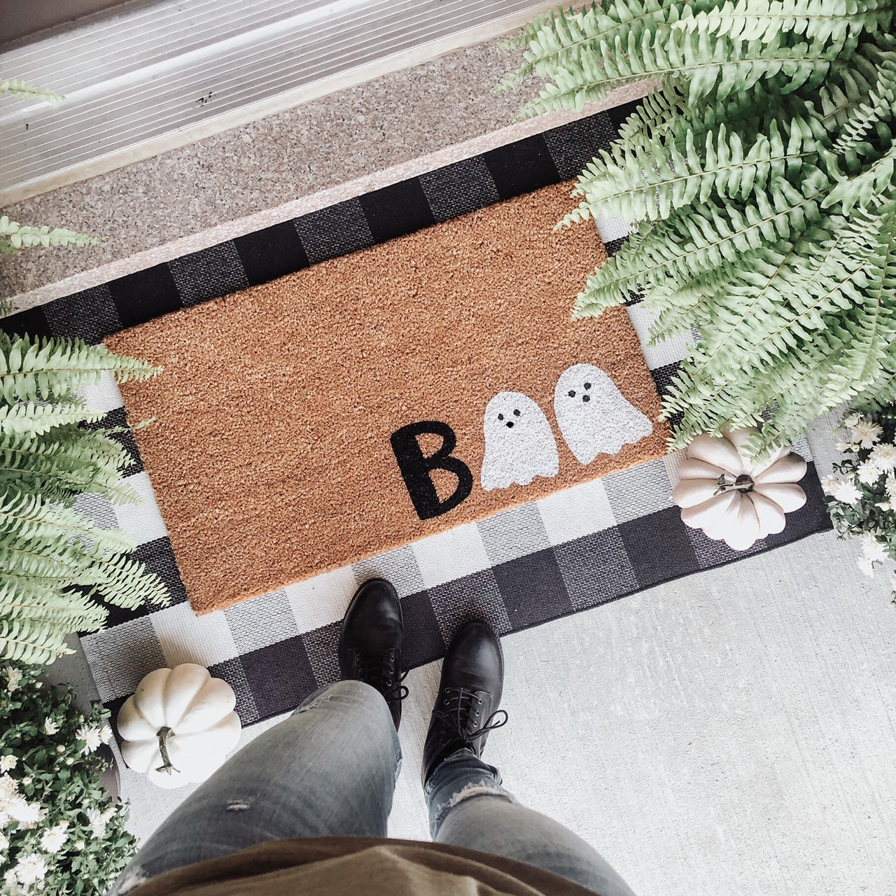 Boo Doormat