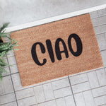 Ciao Fun Font Doormat