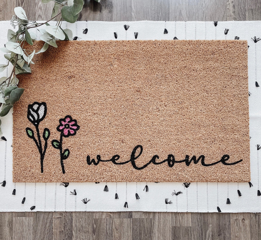 Welcome Wildflower Doormat