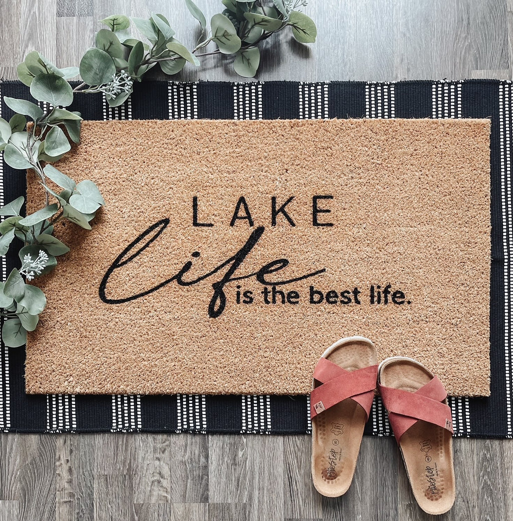 Lake life Doormat