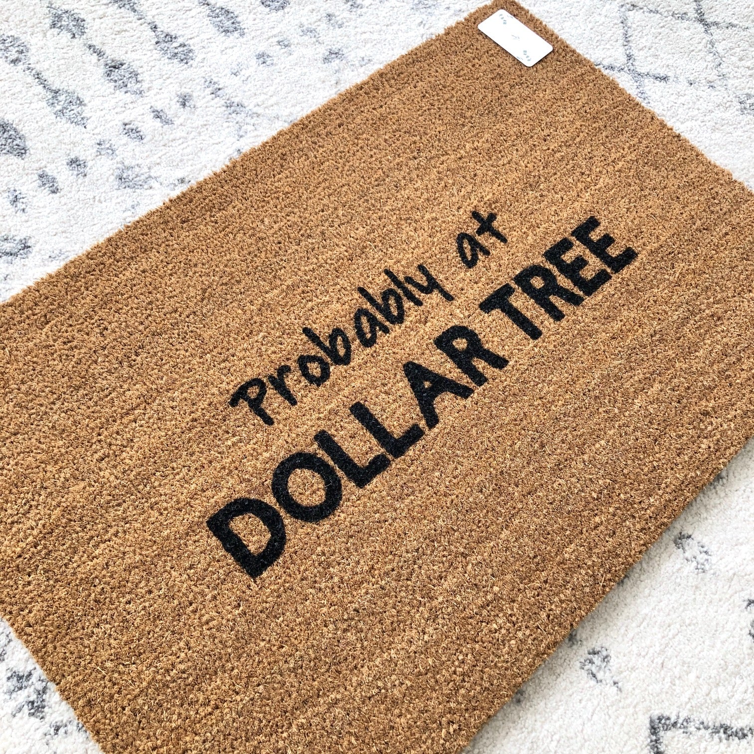 Probably at... Doormat - Customizable